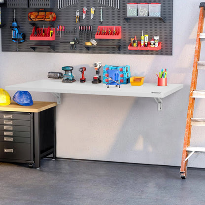 PBS-6 - 47.24" VEVOR Wall Mounted Folding Table for Space-Saving Storage