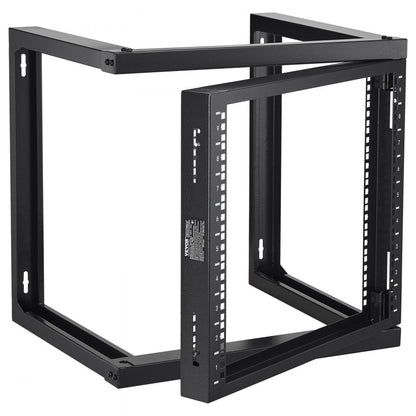 SPT-505-09 - 9U Carbon Steel Wall Mount Rack, 150 lbs, 18" Deep