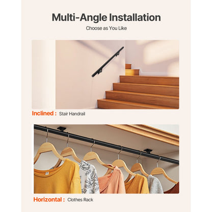 BG-4 - Durable Wall Mounted Handrail for Stairs and Home Use