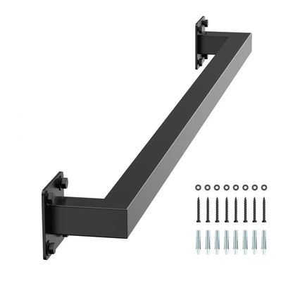 BG-TF-3 - 3ft Black Iron Wall Handrail for Sturdy Support