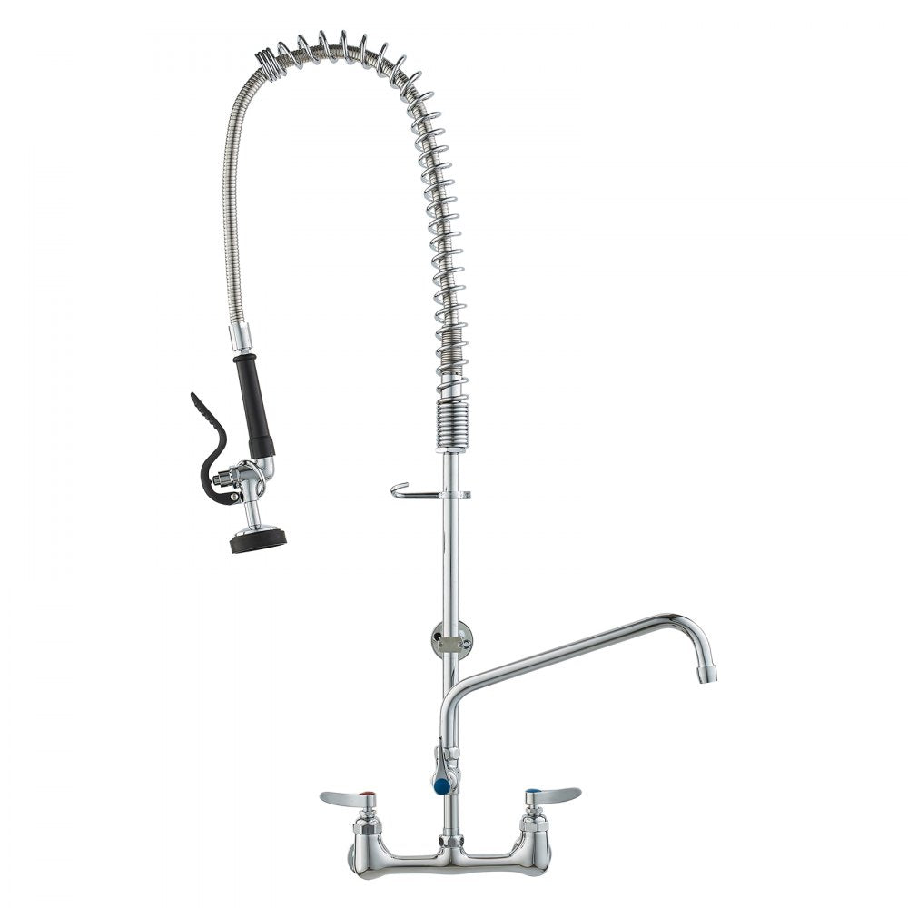 5803A-12-36 - 36-Inch Commercial Faucet with Pre-Rinse Sprayer for Efficient Cleaning