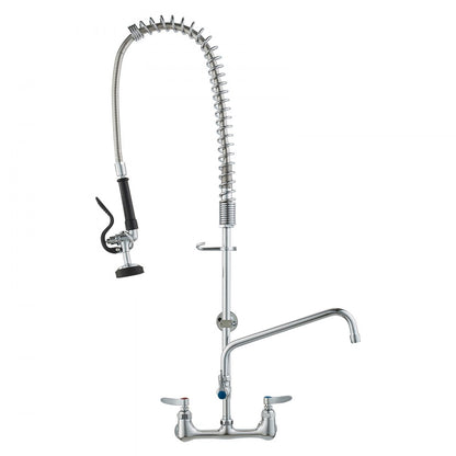5803A-12-36 - 36-Inch Commercial Faucet with Pre-Rinse Sprayer for Efficient Cleaning