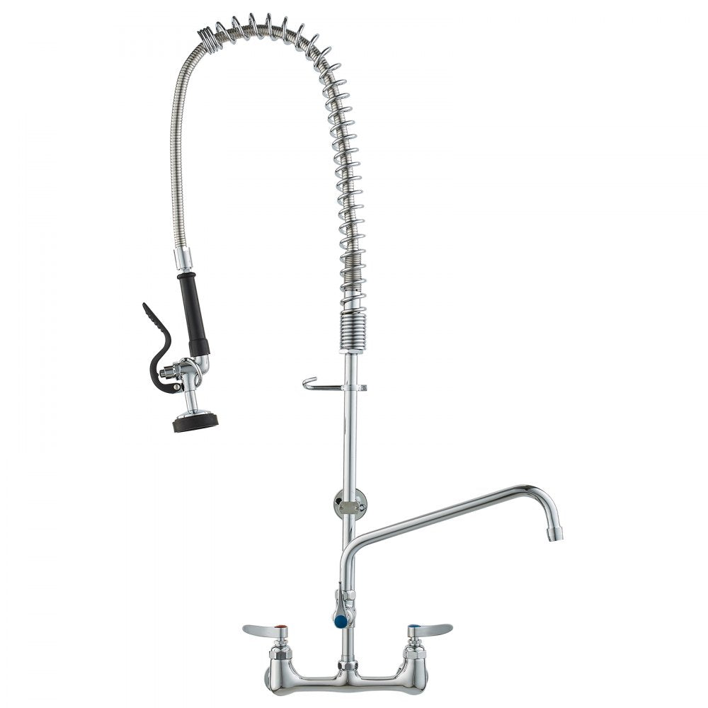 5803A-12-36 - 36-Inch Commercial Faucet with Pre-Rinse Sprayer for Efficient Cleaning