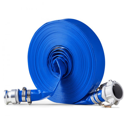 TLP04038X100FT01-CE - 1.5" x 100ft Flexible PVC Backwash Hose Kit