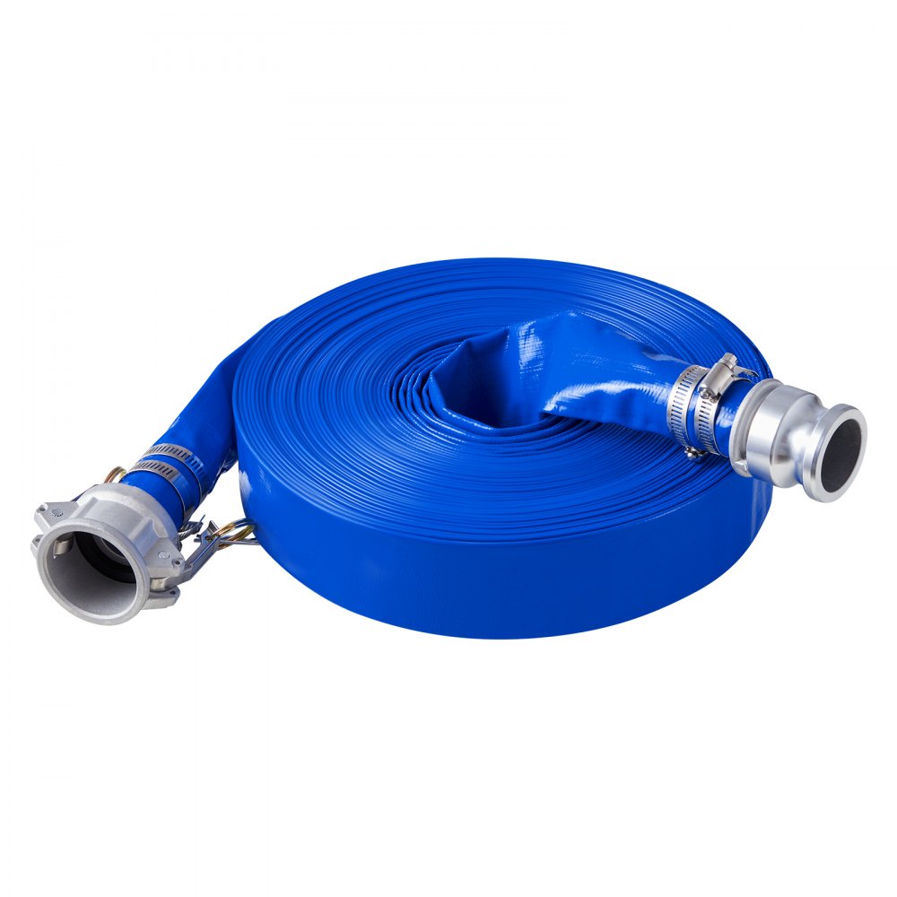 TLP04038X100FT01-CE - 1.5" x 100ft Flexible PVC Backwash Hose Kit