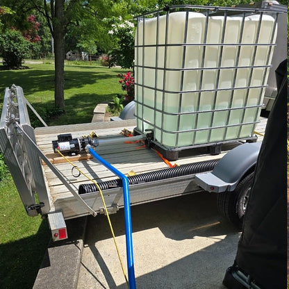 TLP04038X50FT01-CE - 1.5" x 50' Flexible PVC Backwash Hose with Clamps