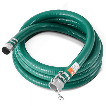 TSH051020-CE - 2" x 20' Durable Suction Hose Kit with Aluminum Camlocks