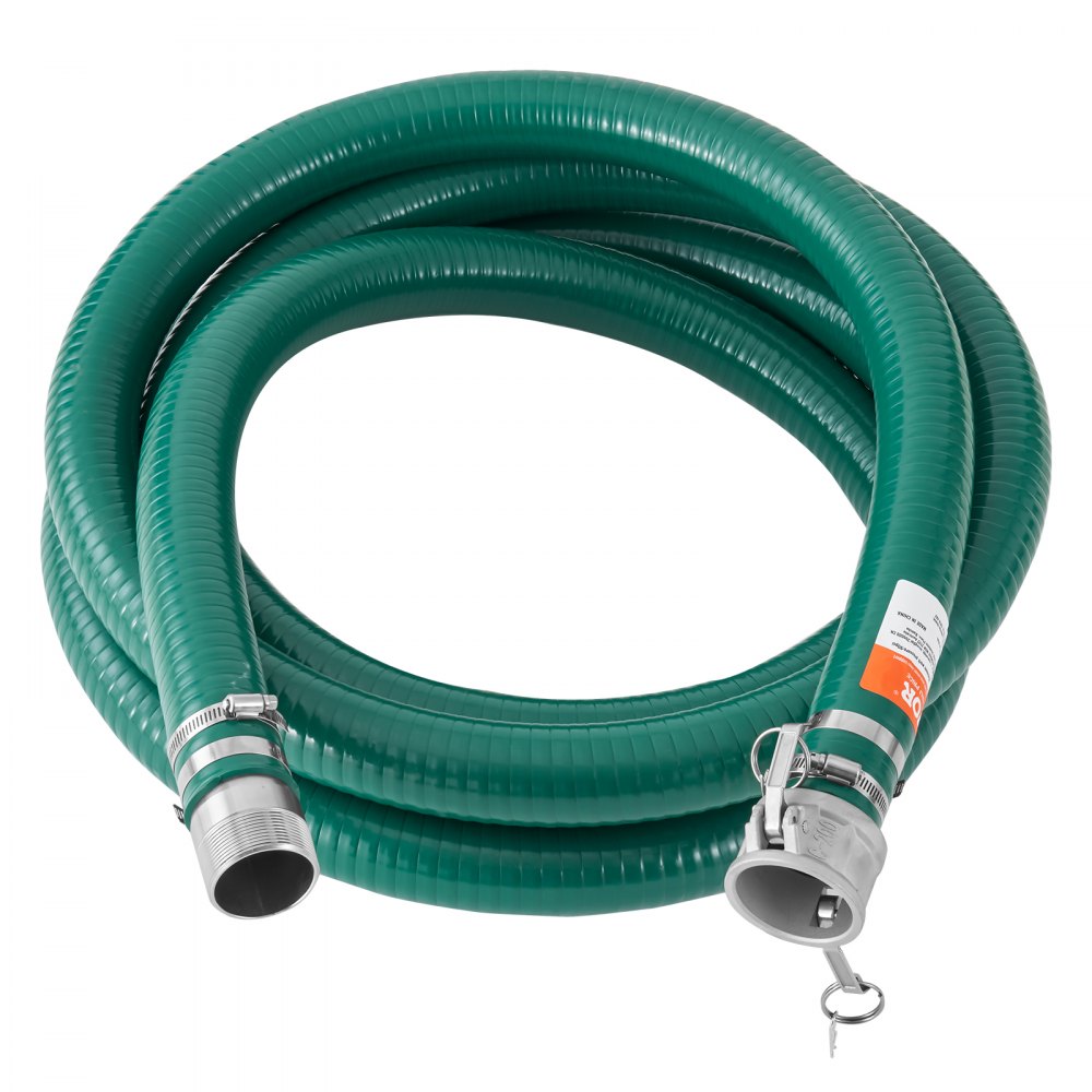 TSH051020-CE - 2" x 20' Durable Suction Hose Kit with Aluminum Camlocks