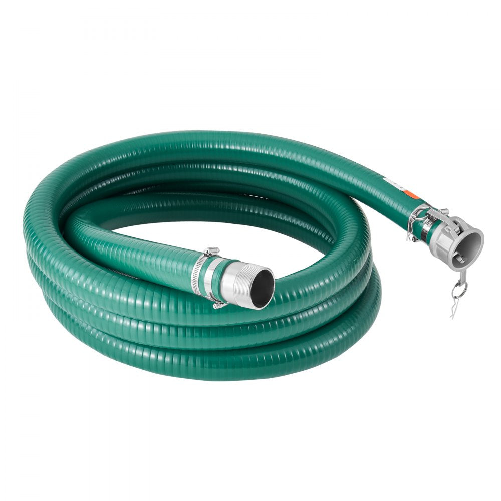 TSH051020-CE - 2" x 20' Durable Suction Hose Kit with Aluminum Camlocks