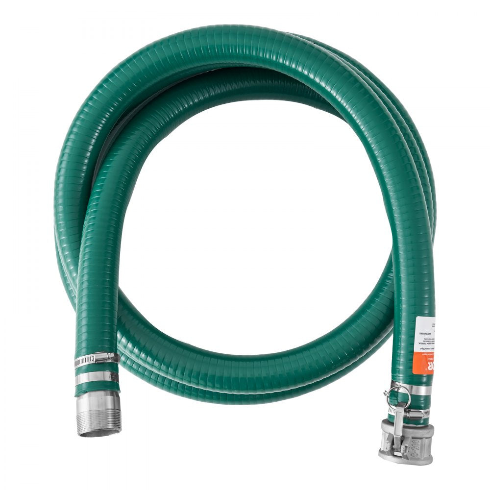 TSH051020-CE - 2" x 20' Durable Suction Hose Kit with Aluminum Camlocks