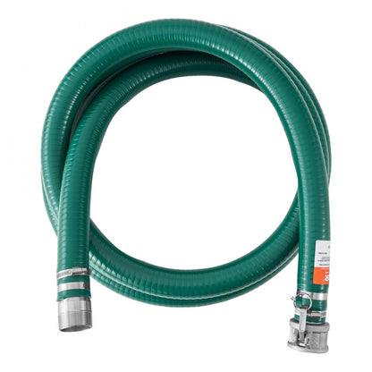 TSH051020-CE - 2" x 20' Durable Suction Hose Kit with Aluminum Camlocks