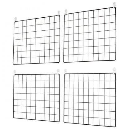 JL-ZPQ-04H - Durable Iron Grid Wall Panels 11.8x15.7" for Jewelry & Photos
