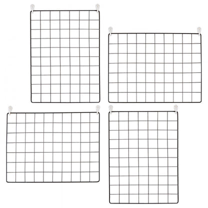 JL-ZPQ-04H - Durable Iron Grid Wall Panels 11.8x15.7" for Jewelry & Photos