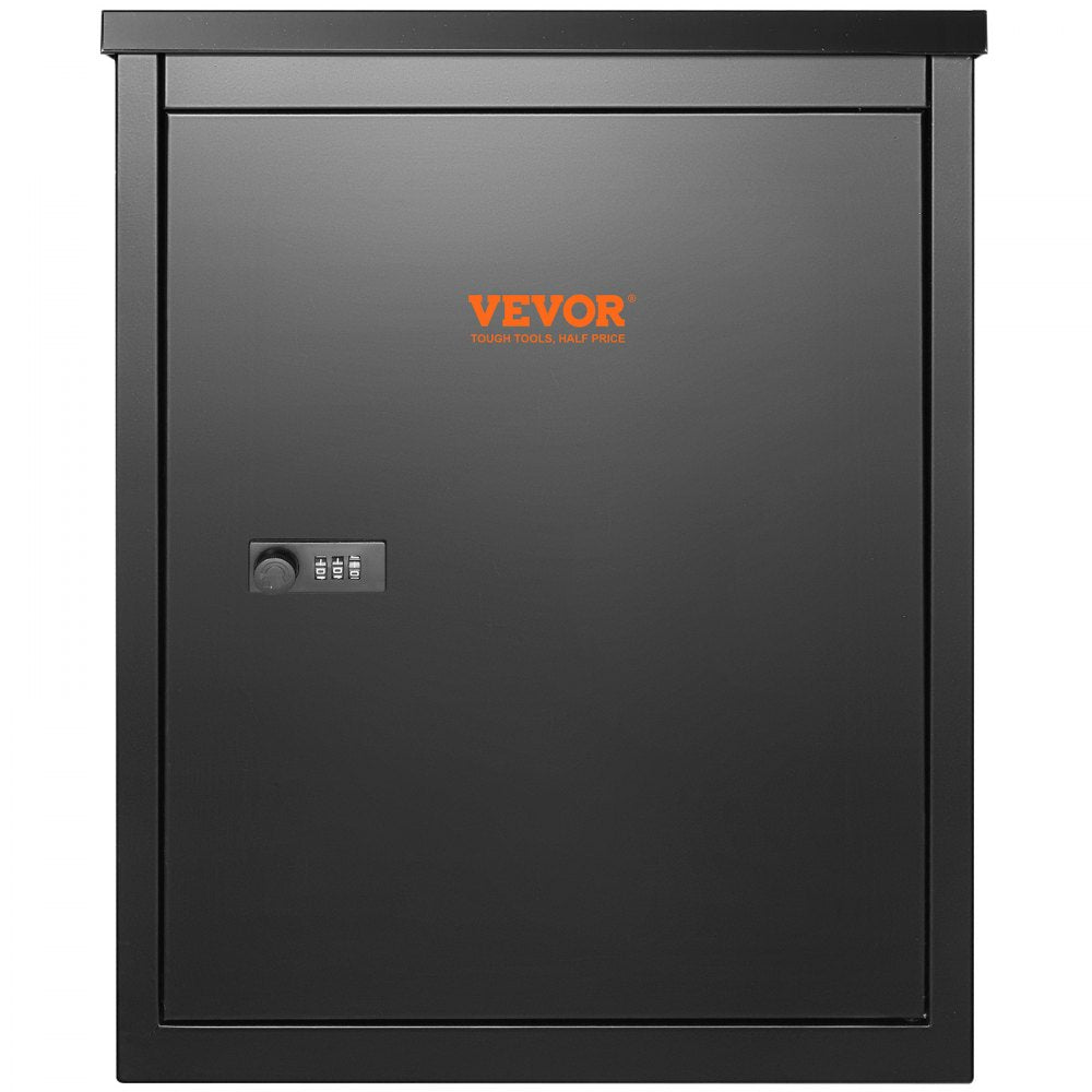 010890443372 - Secure Galvanized Steel Package Delivery Box with Coded Lock