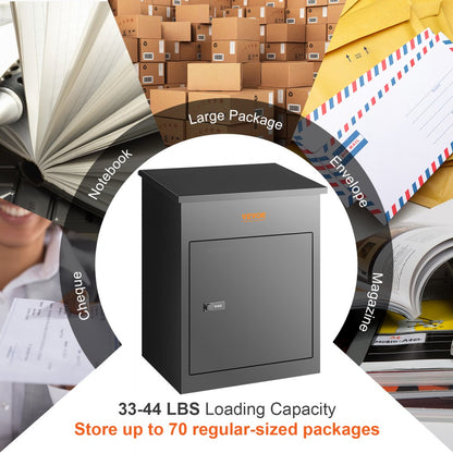 010205690031 - Extra Large Weatherproof Mailbox with Coded Lock for 70 Packages