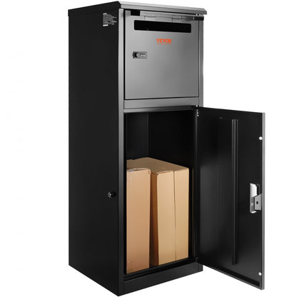 010937226974 - Secure 44" Galvanized Steel Package Delivery Box with Smart Lock
