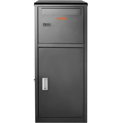 010937226974 - Secure 44" Galvanized Steel Package Delivery Box with Smart Lock