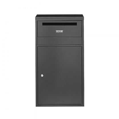 PB-266C - Galvanized Anti-Theft Outdoor Parcel Drop Box, 35.8 in Capacity