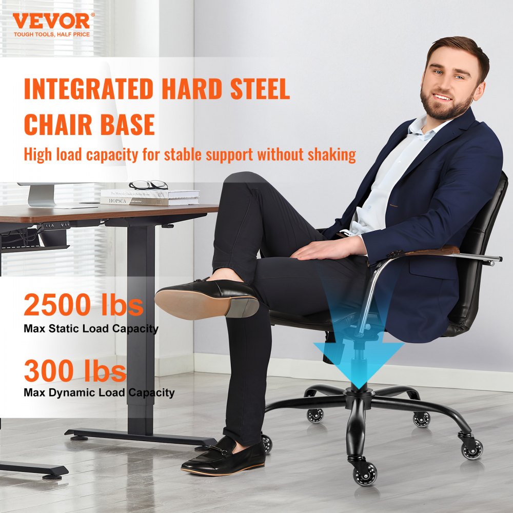 YS-07 - Durable 28" Chair Base with 4" Lift for Office & Gaming