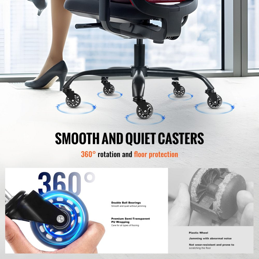 YS-07 - Durable 28" Chair Base with 4" Lift for Office & Gaming
