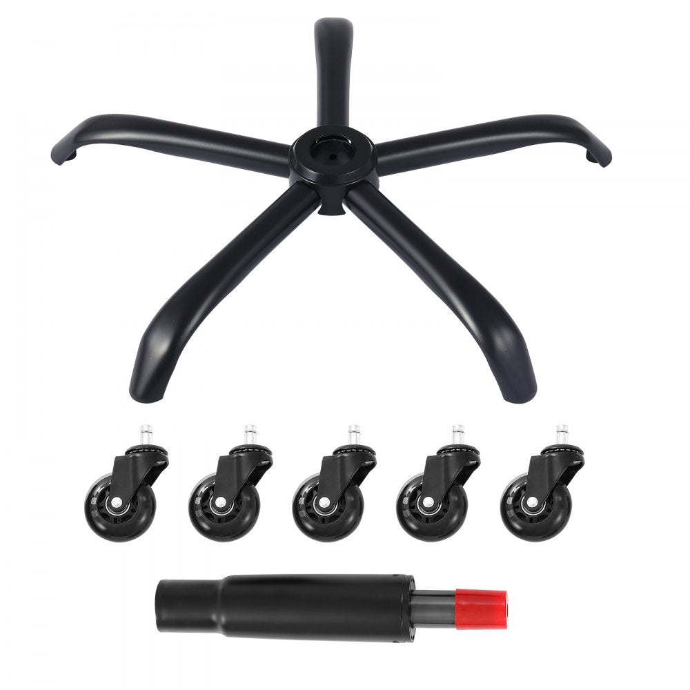 YS-07 - Durable 28" Chair Base with 4" Lift for Office & Gaming