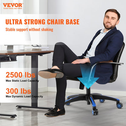 YS-06 - 28" VEVOR Office Chair Base, 2500 lbs Support, 360° Casters