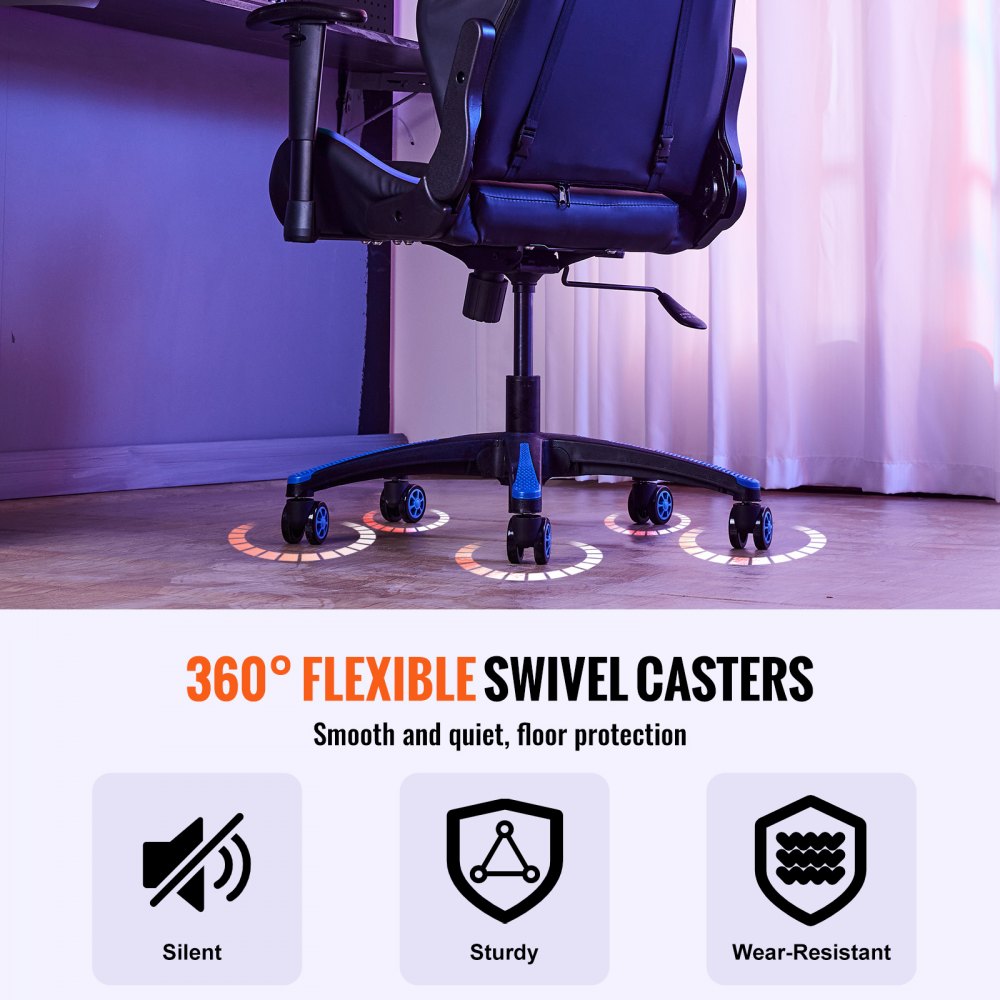 YS-06 - 28" VEVOR Office Chair Base, 2500 lbs Support, 360° Casters