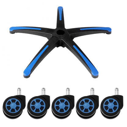 YS-06 - 28" VEVOR Office Chair Base, 2500 lbs Support, 360° Casters