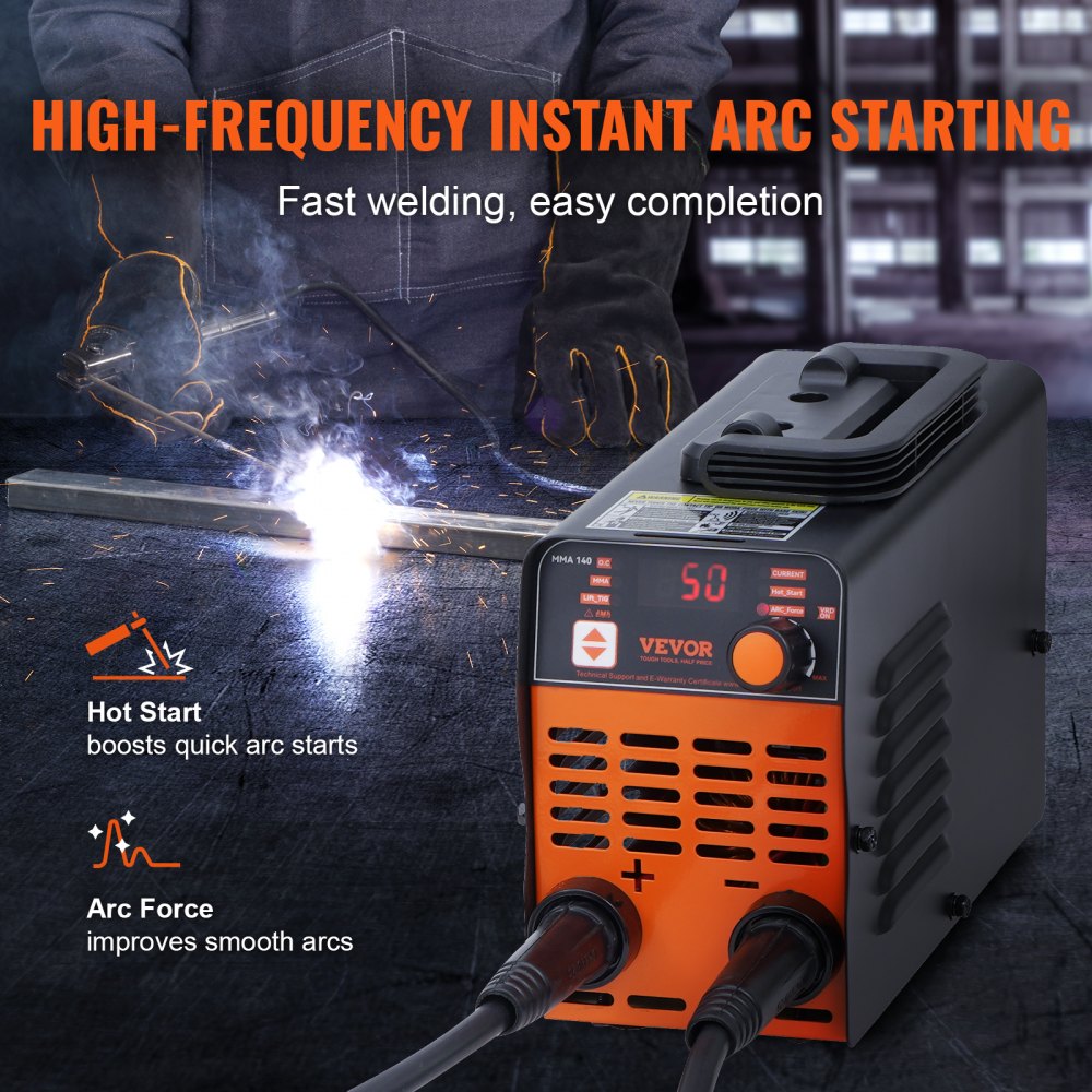 MMA-140-NA - Dual Mode 110V Stick Welder with Hot Start & Protection