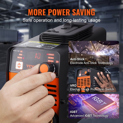 MMA-140-NA - Dual Mode 110V Stick Welder with Hot Start & Protection