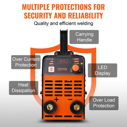 MMA-140-NA - Dual Mode 110V Stick Welder with Hot Start & Protection