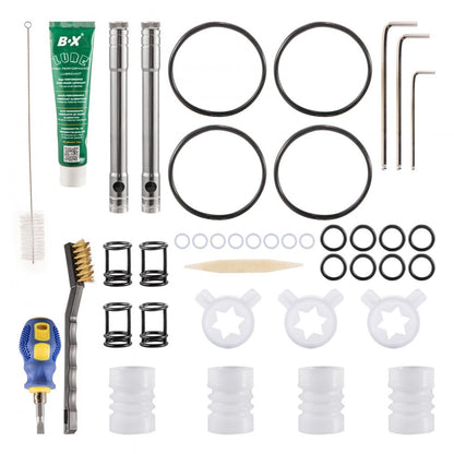 010951126626 - VEVOR 2-Hopper 10.6 Gallon Ice Cream Machine, Stainless Steel