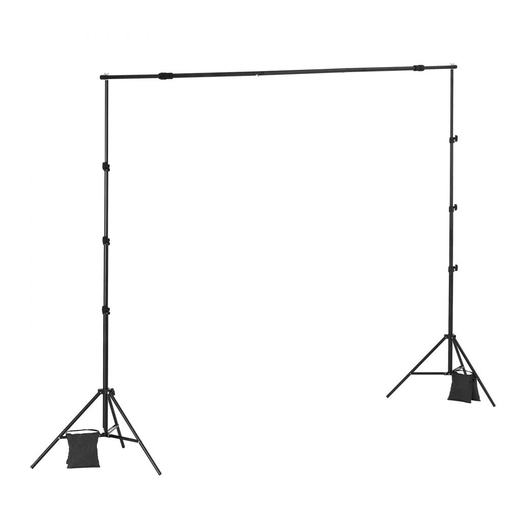BJJ-8510 - Adjustable 8.5x10 ft Backdrop Stand with Tripod Base