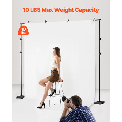 BJJ-TB8510 - VEVOR 8.5 x 10 ft Backdrop Stand for Photography