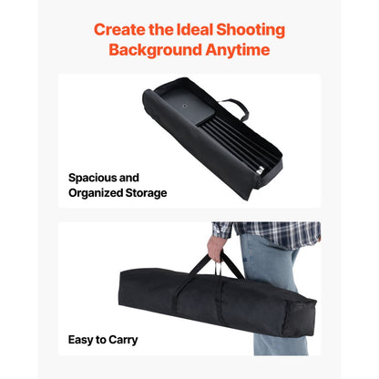 BJJ-TB8510 - VEVOR 8.5 x 10 ft Backdrop Stand for Photography