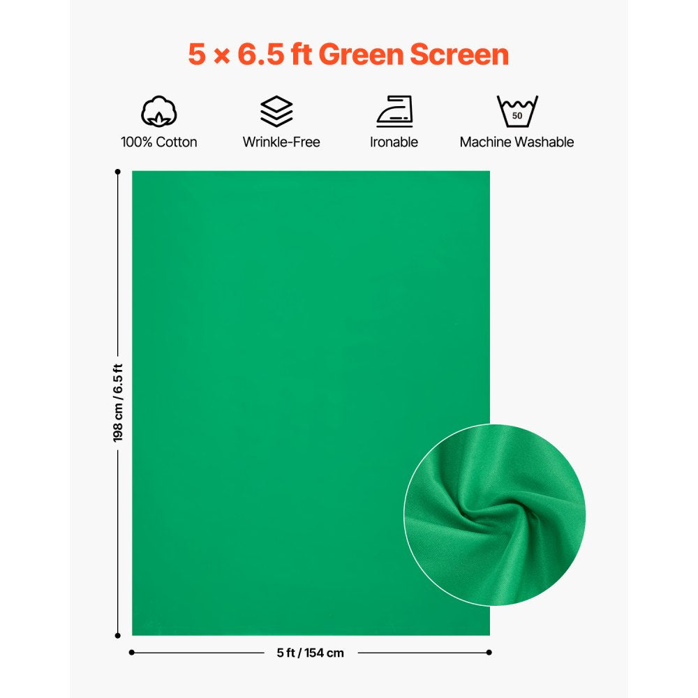BJJ-565 - Adjustable 5x6.5 ft Backdrop Stand for Video and Photography