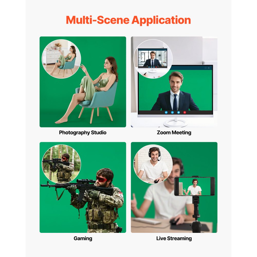 BJJ-565 - Adjustable 5x6.5 ft Backdrop Stand for Video and Photography