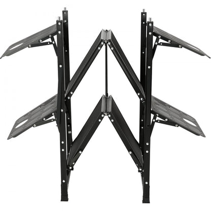 010449755615 - Lightweight Foldable Camping Kitchen Table with 88 lbs Capacity