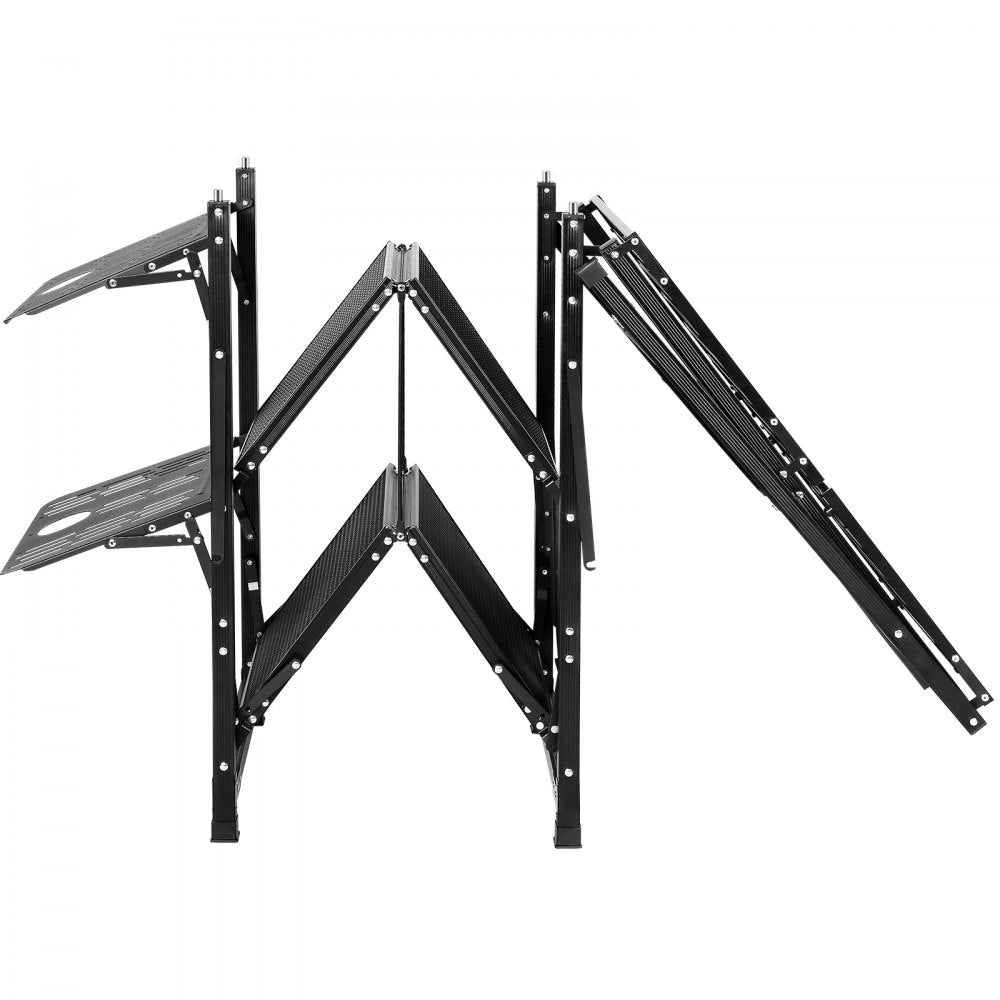 010861294713 - Portable Aluminum Camping Kitchen Table, 88 lbs Capacity, Easy Setup