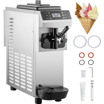 D200 - Compact 13L/H Soft Ice Cream Maker with LCD Control