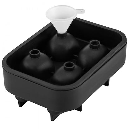 010323744830 - 4-Grid Skull Silicone Ice Cube Tray for Unique Drinks