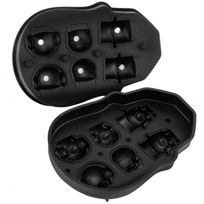 010948731104 - Skull Ice Cube Tray, Makes 6 Unique Ice Shapes