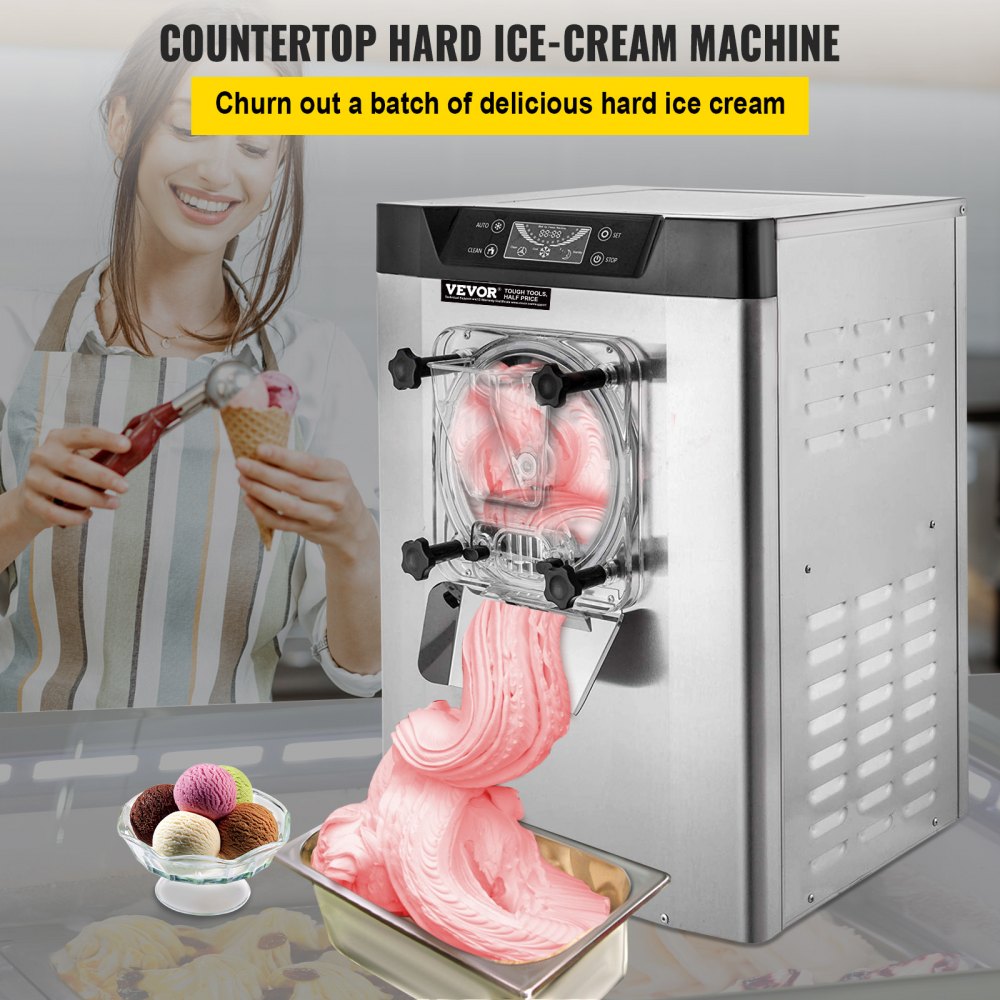 YKF-618 - 1.1 Gal Stainless Steel Ice Cream Machine for Fast Production