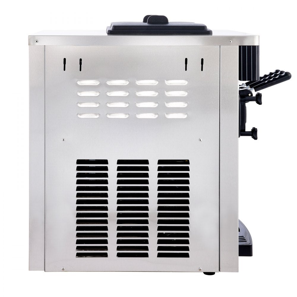 YKF-8218T - 5.3-7.4 Gal/H Stainless Steel Soft Serve Ice Cream Machine