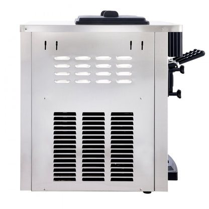YKF-8218T - 5.3-7.4 Gal/H Stainless Steel Soft Serve Ice Cream Machine