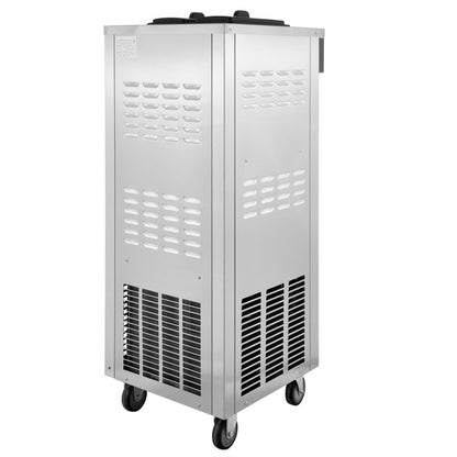 YKF-8228H - Commercial Soft Ice Cream Machine, 5.3-7.4 Gal/H, 3 Flavors