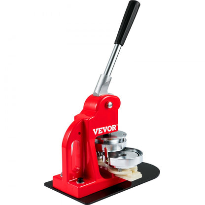 BJS-75-RD-01 - Durable 3" Button Maker with Ergonomic Handle & Complete Kit