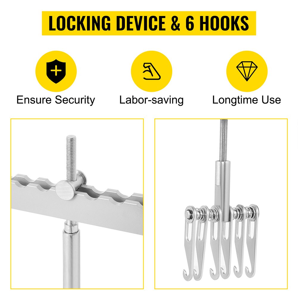 010294951979 - Lightweight Aluminum Dent Puller with Adjustable Swivel Foot
