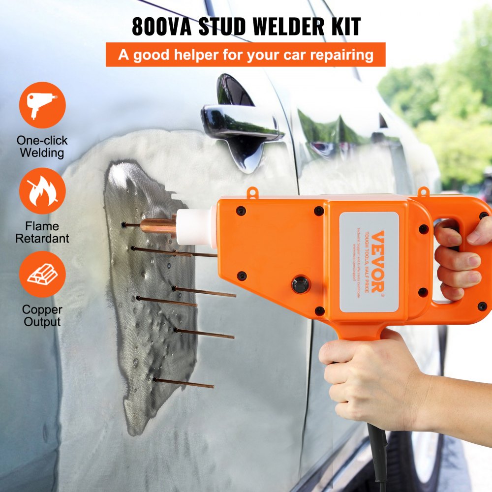 FH01 - Efficient One-Handed Stud Welder Kit with Safety Features