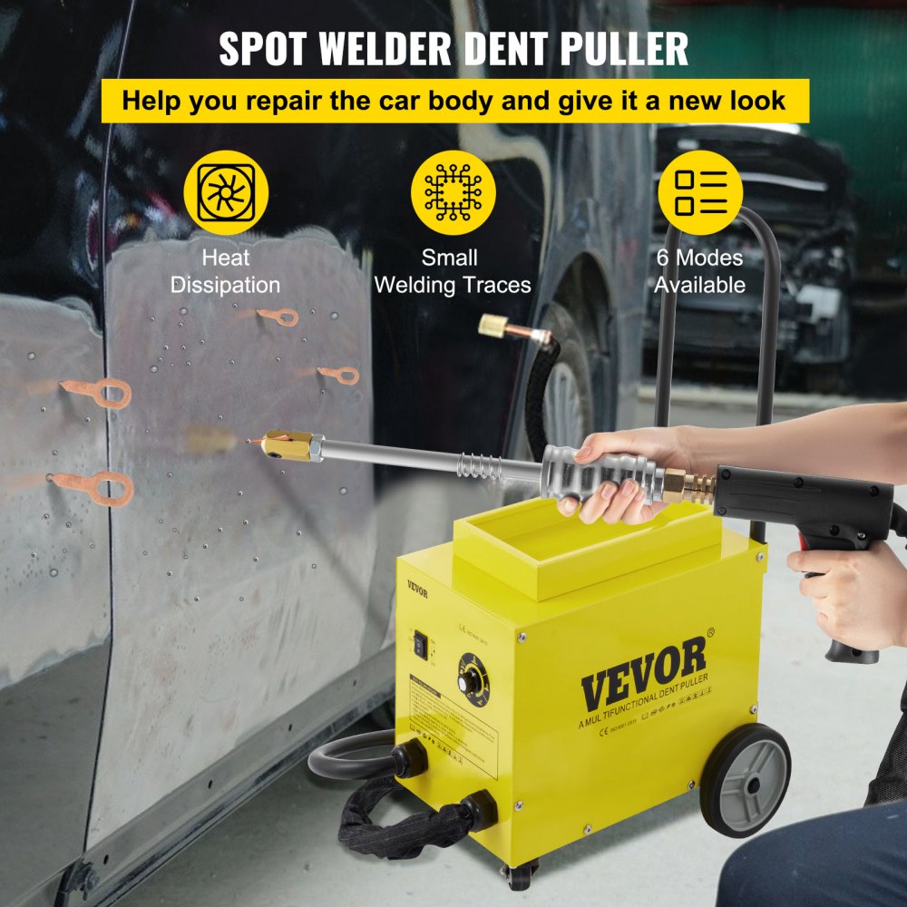 010464851716 - VEVOR SG-7500 Portable Dent Puller with Copper Transformer